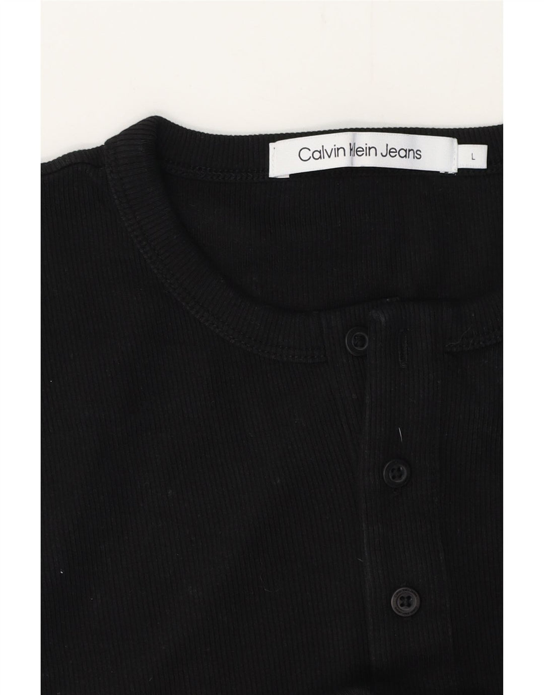 CALVIN KLEIN JEANS Herre T-Shirt Top Stor Sort