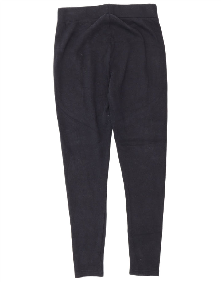 Marks & Spencer Womens Leggings UK 12 Medium Navy Blue Polyester