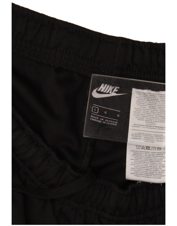 Nike træningsdragt bukser til mænd, joggers, store sorte polyester