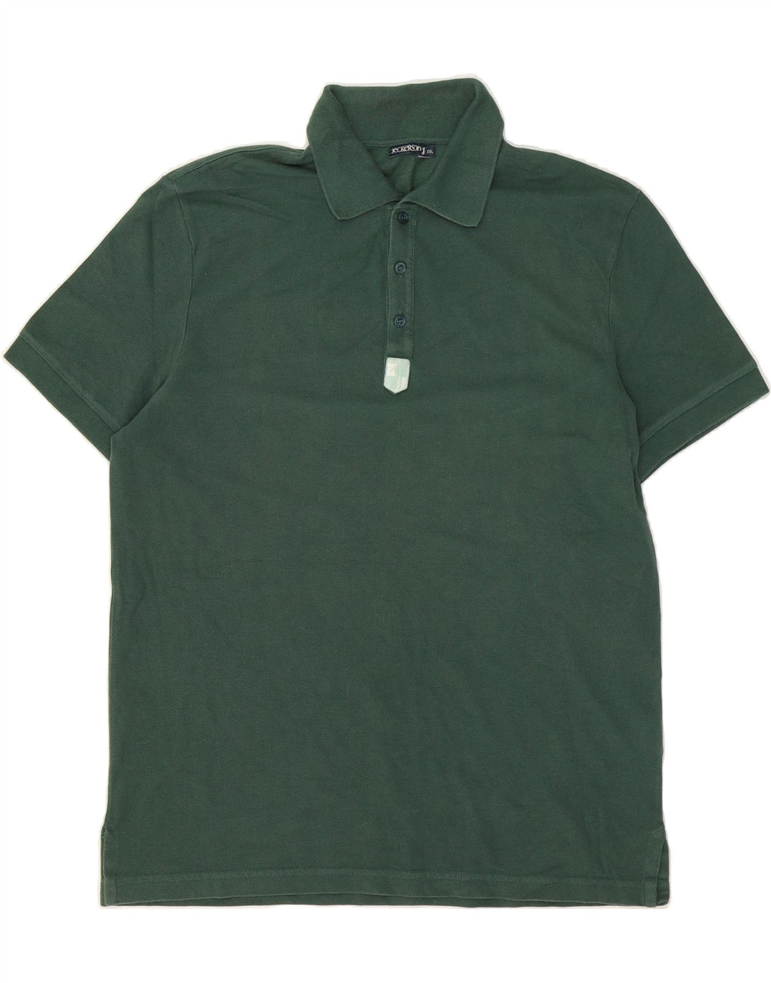JECKERSON Mens Polo Shirt 2XL Green Cotton Vintage Jeckerson and Second-Hand Jeckerson from Messina Hembry 