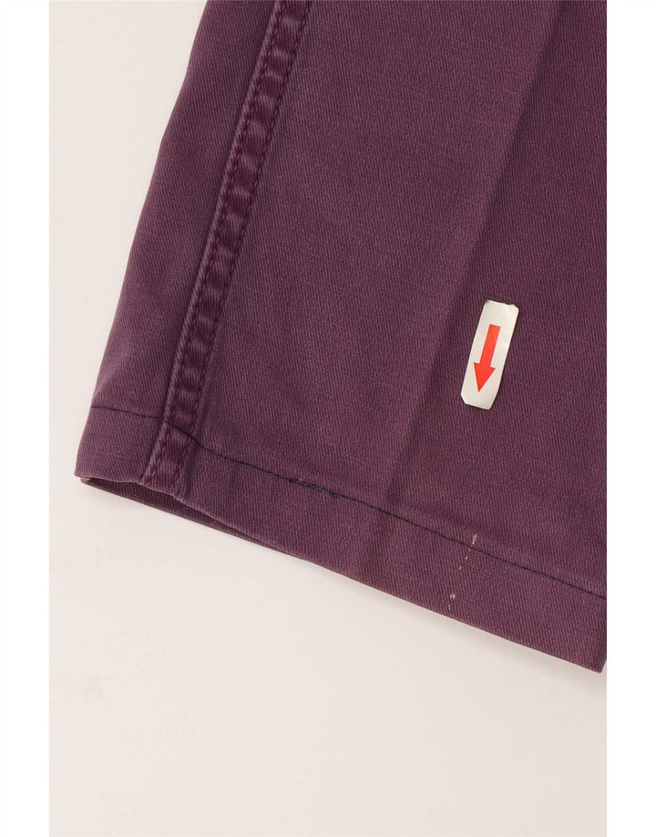 Massimo Dutti Dame Slim Cropped Trousers W30 L26 Lilla
