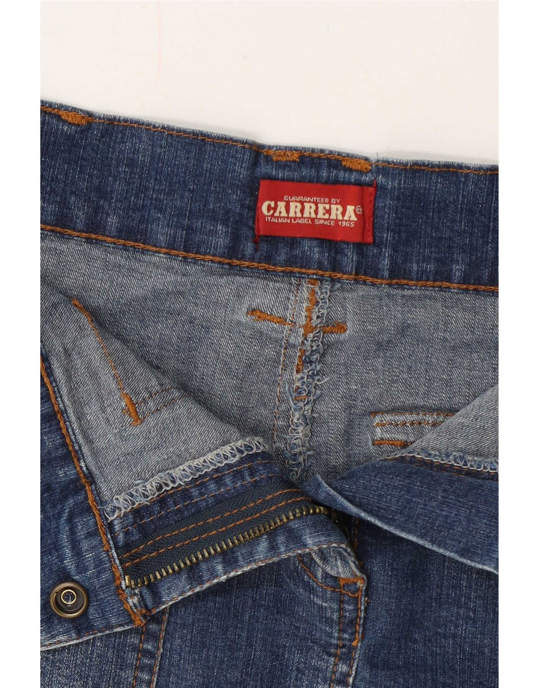 Carrera Dame Mini Denim Nederdel W30 Medium Blue