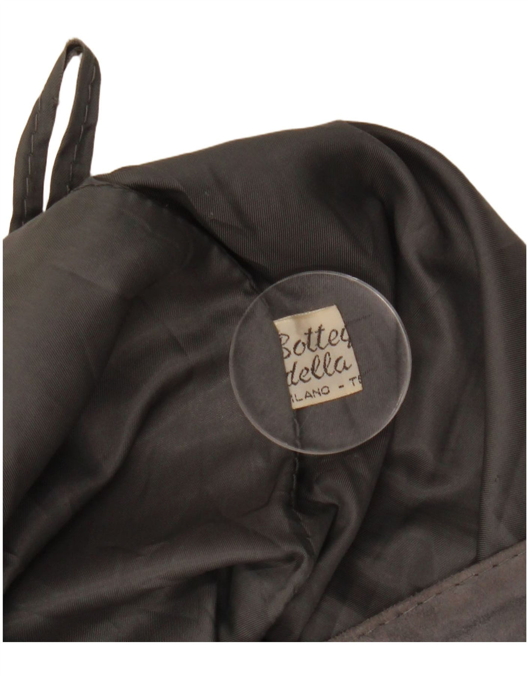 VINTAGE Dame ruskindsnederdel IT 44 W27 L26 Grå