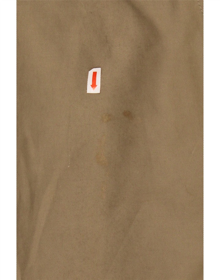 Jaeger Herre Loose Fit Overfrakke UK 38 Medium Beige Bomuld