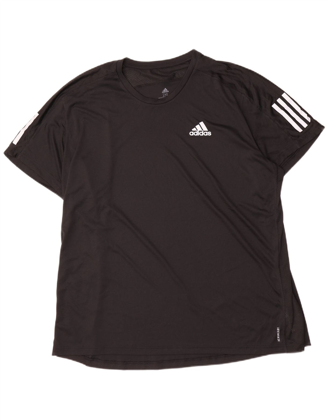 ADIDAS Herre Aeroready T-Shirt Top 2XL Sort Polyester