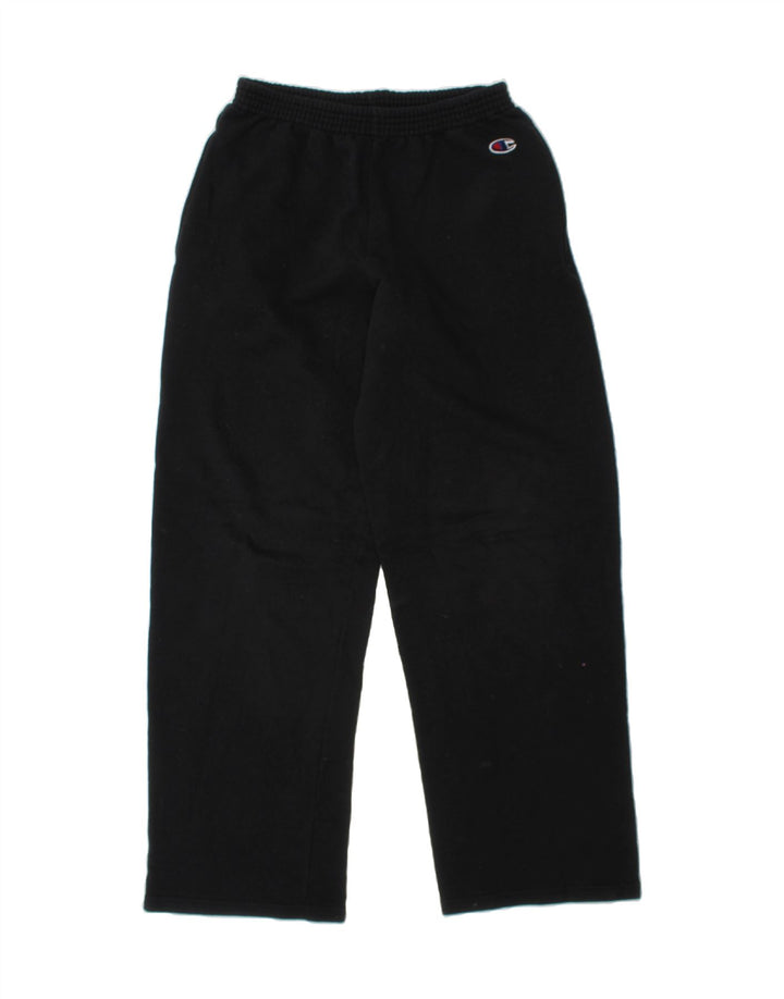 CHAMPION Boys Tracksuit Trousers 11-12 Years Large Black Cotton Vintage Champion and Second-Hand Champion from Messina Hembry 