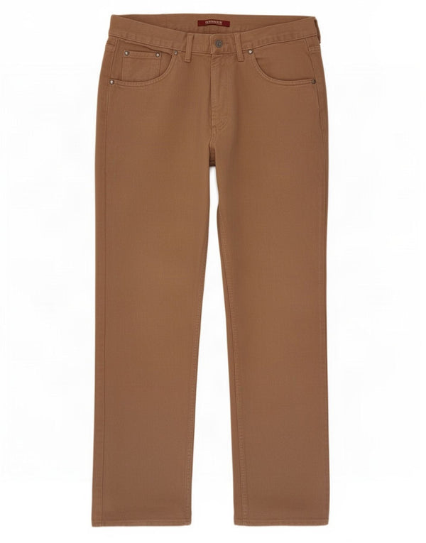 Carrera Mens Straight Jeans W34 L31 Beige Cotton