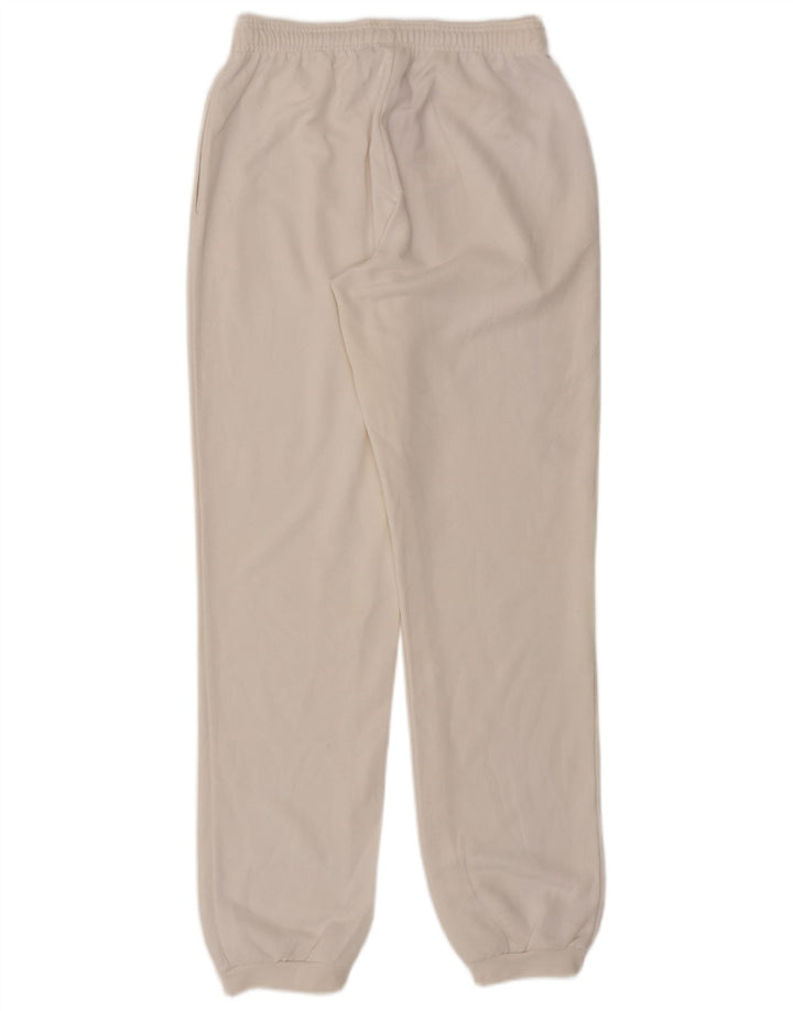 Asics Dame grafisk træningsdragt Bukser Joggers UK 8 Small White Polyester