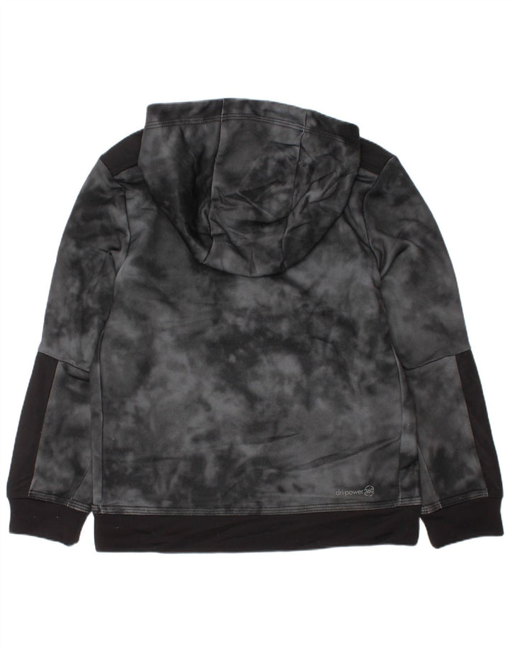 Russell Athletic Boys Hoodie Jumper 6-7 år Small Grey Tie Dye Polyester