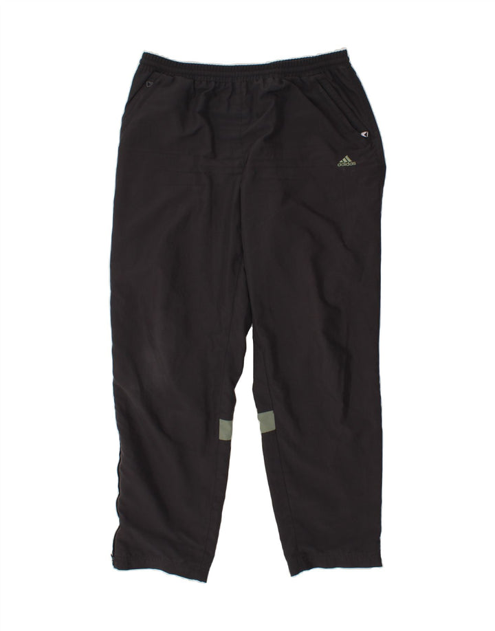 ADIDAS Mens Tracksuit Trousers XL Black Colourblock Polyester Vintage Adidas and Second-Hand Adidas from Messina Hembry 