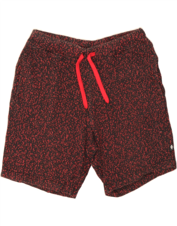 ADIDAS Mens Sport Shorts Medium  Black Flecked Cotton Vintage Adidas and Second-Hand Adidas from Messina Hembry 