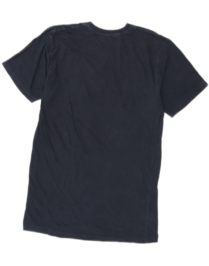 Hard Rock Cafe Herre Malta Grafisk T-Shirt Top Lille Marineblå