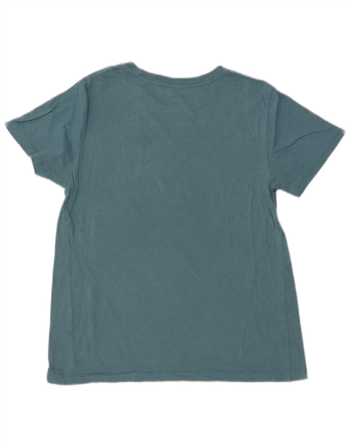 PUMA Grafisk T-shirt top til kvinder UK 12 Medium Blue