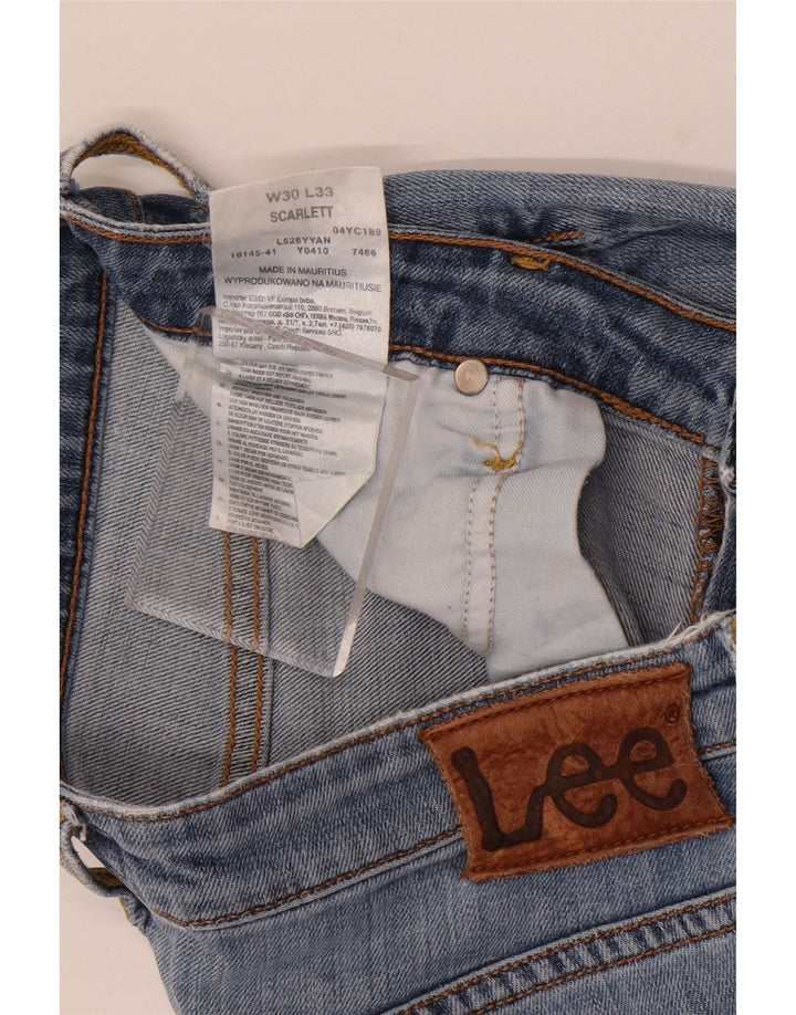 Lee Herre Scarlett Slim Jeans W30 L30 Blå Bomuld
