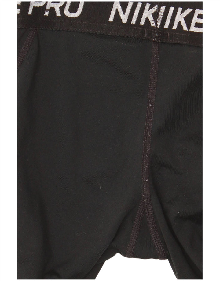 Nike piger Dri Fit grafiske leggings 9-10 år sort polyester