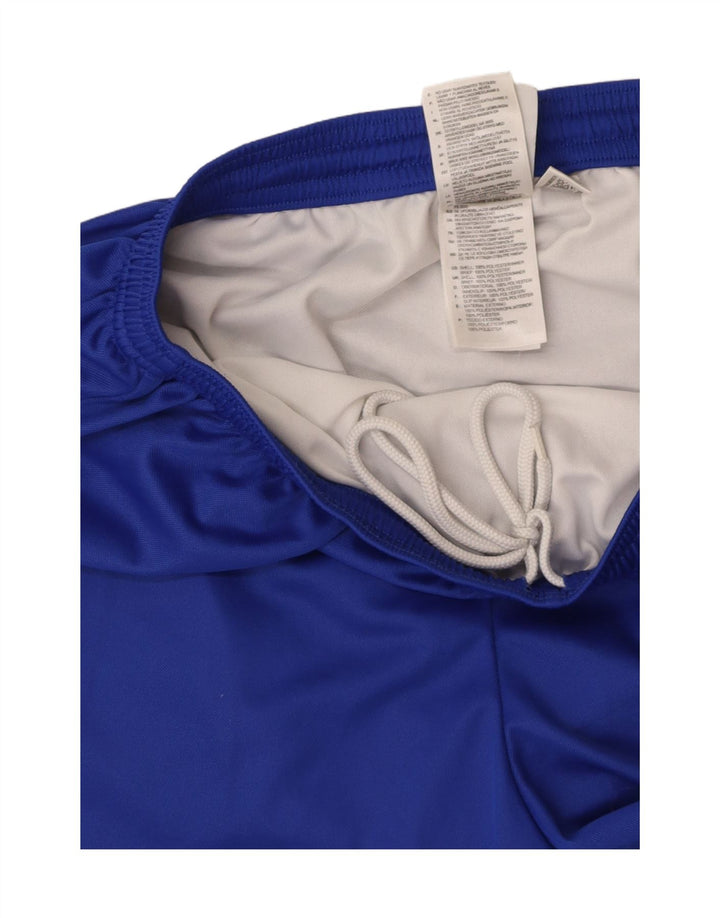 ADIDAS Mens Climalite Sport Shorts Large Blue Polyester