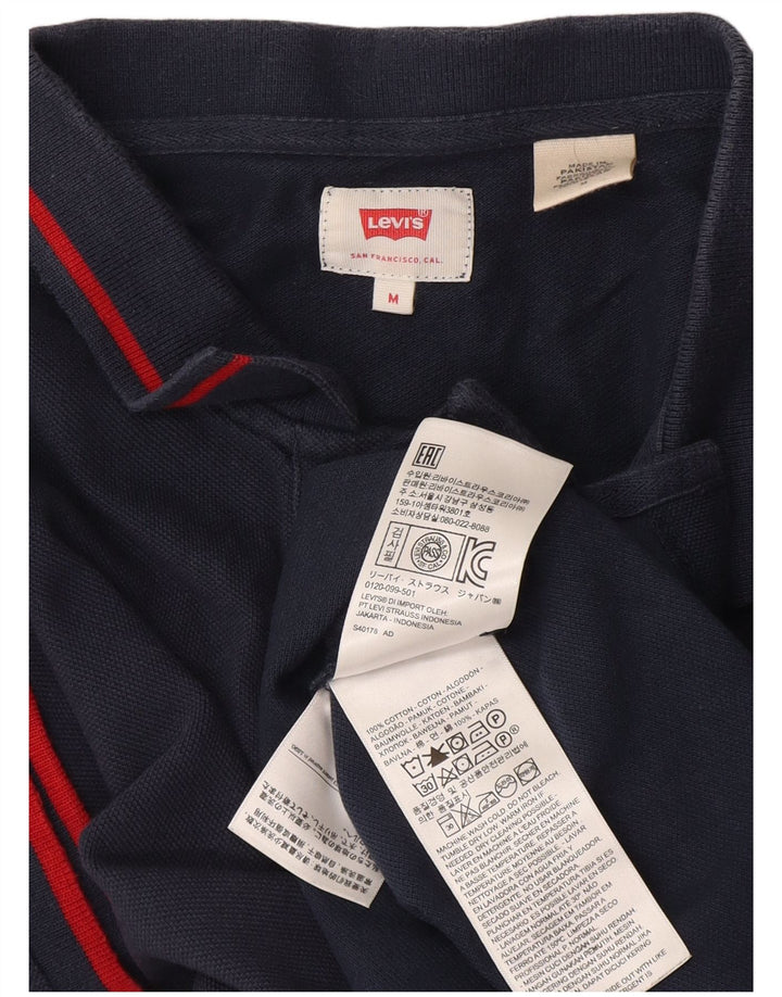 Levi's herre poloshirt Medium marineblå bomuld