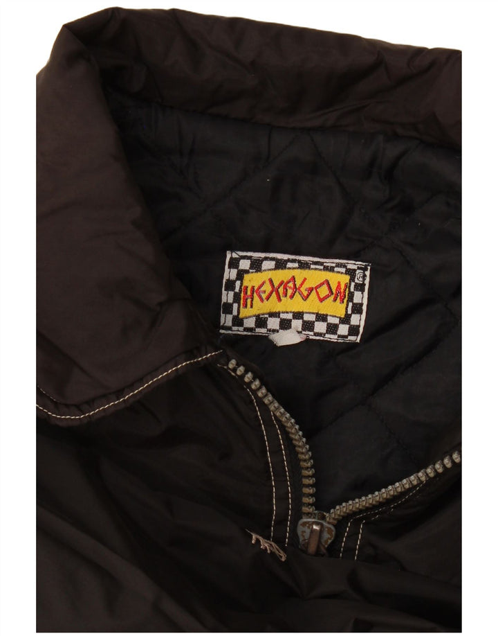 Vintage Bomberjakke til mænd UK 42 XL Sort