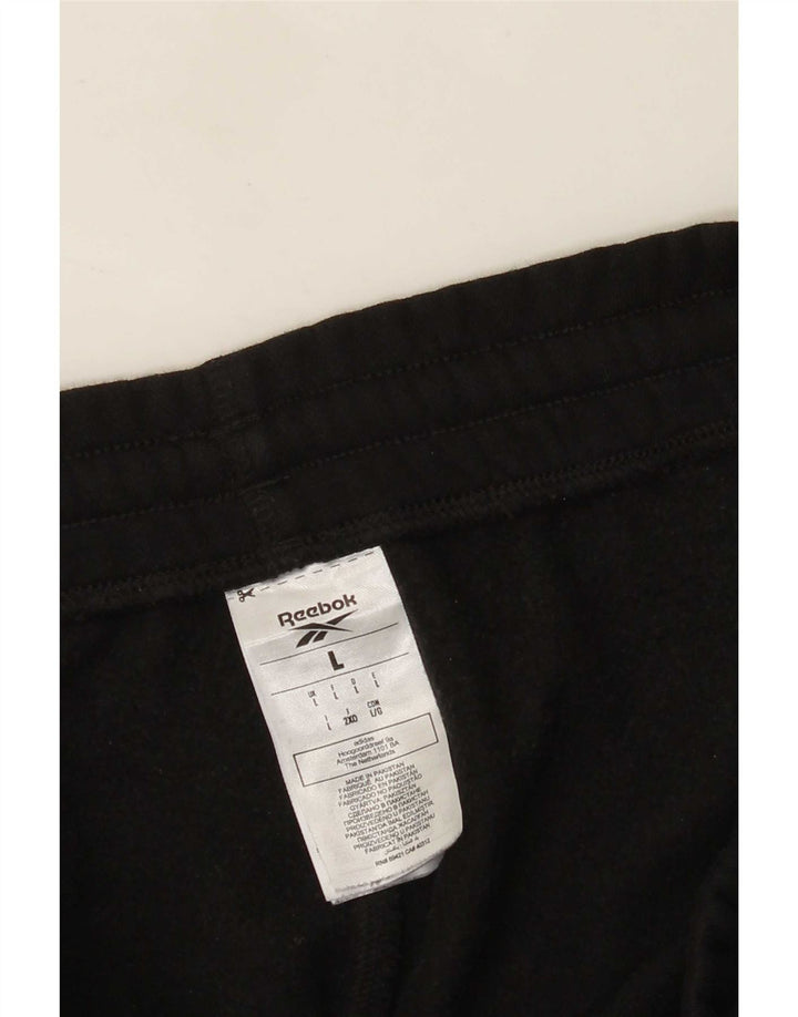 Reebok Herre træningsdragt Bukser Joggers Large Sort Bomuld