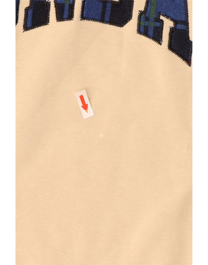 JORDAN Grafisk sweatshirt til mænd, lille beige bomuld