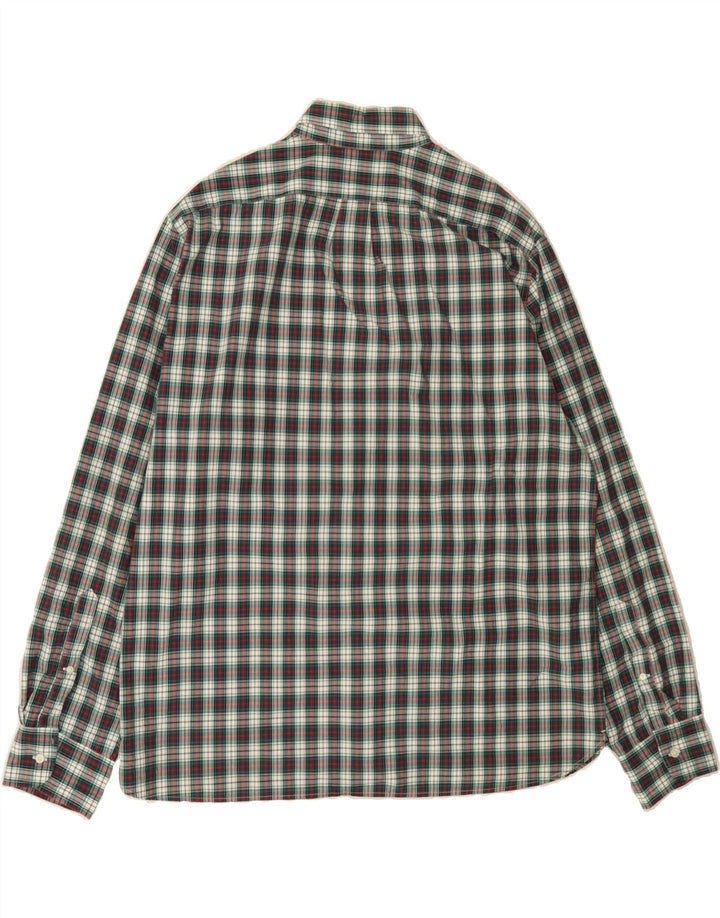 J. CREW Mens Classic Fit Shirt XL Grey Check Cotton Vintage J. Crew and Second-Hand J. Crew from Messina Hembry 