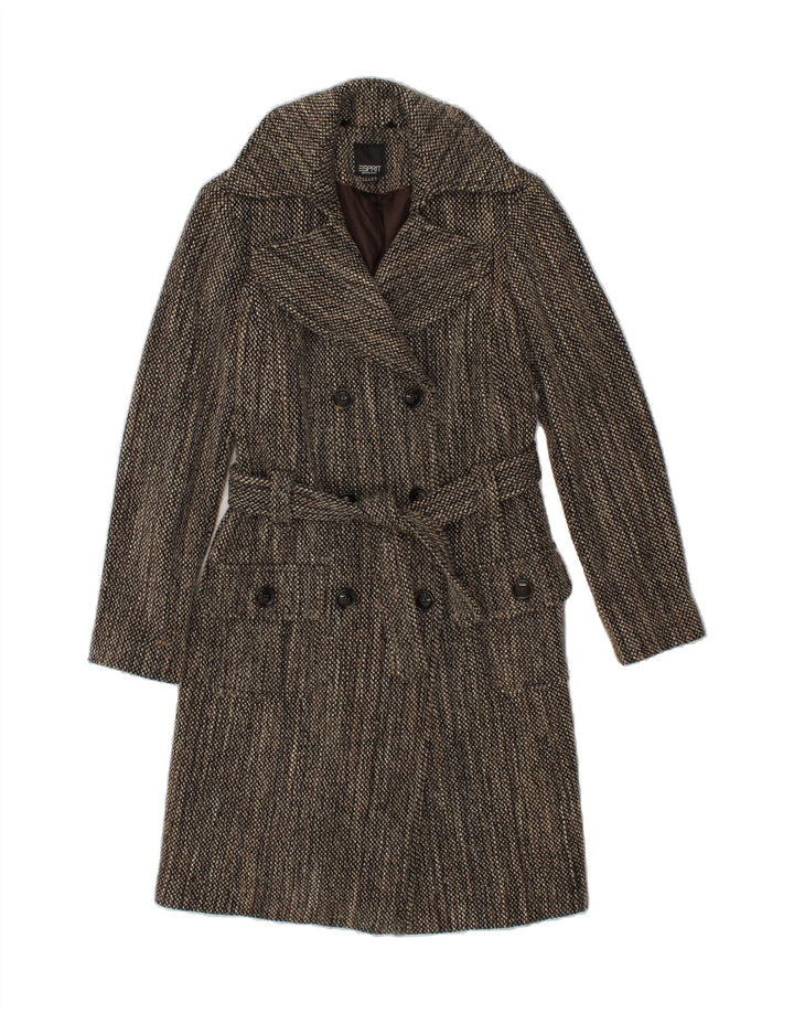 ESPRIT Womens Overcoat UK 12 Medium  Grey Flecked Vintage Esprit and Second-Hand Esprit from Messina Hembry 