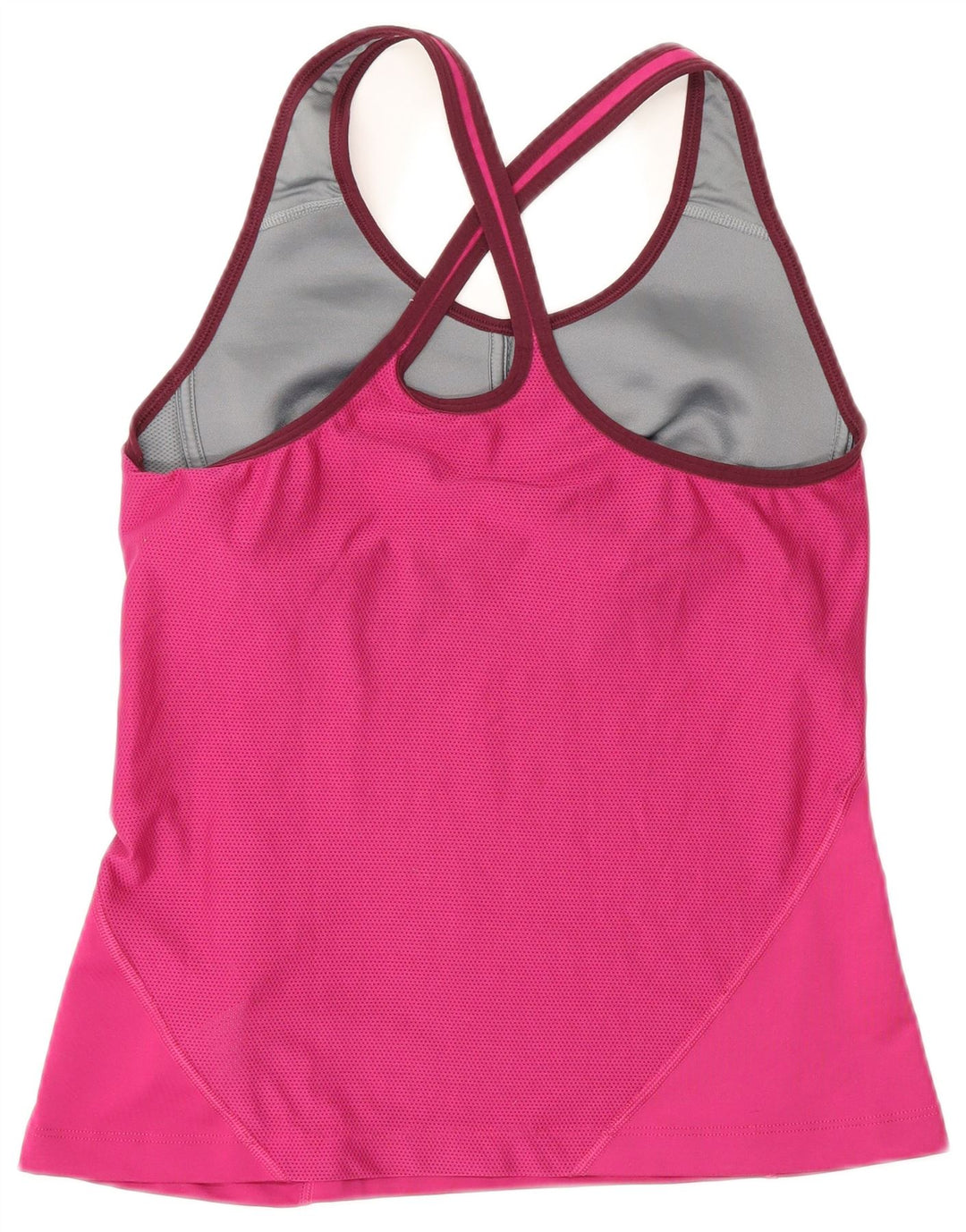 Nike Dame Dri Fit Vest Top UK 14 Large Pink Polyester
