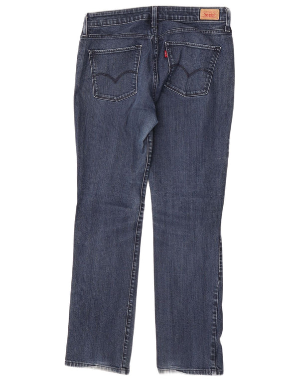 Levi's Womens 552 Mid Rise Straight Jeans US 6 Medium W28 L28 Blue Cotton