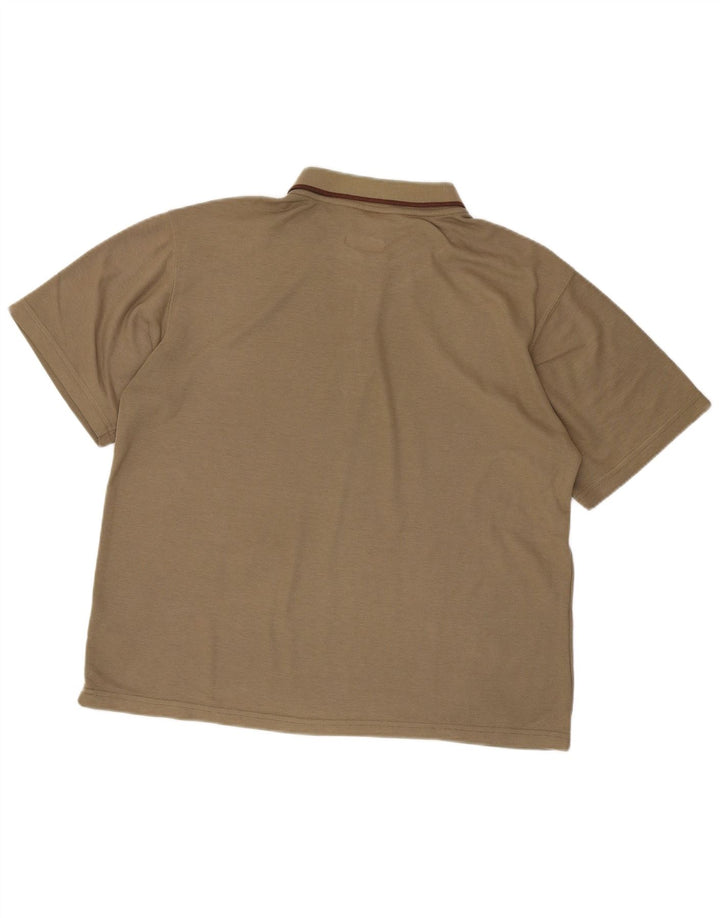 UMBRO Poloskjorte til mænd Large Khaki Polyester