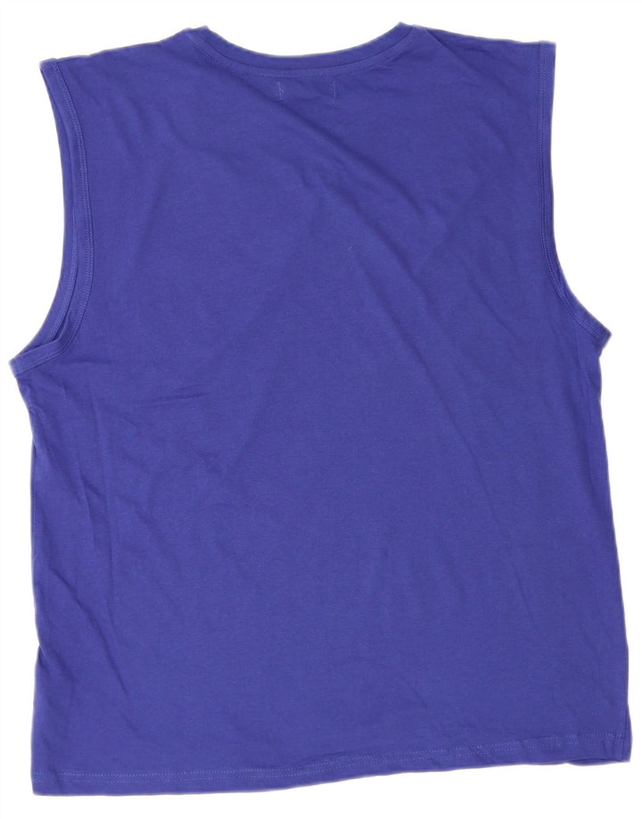 Pierre Cardin Herrevest Top 2XL Blå Bomuld