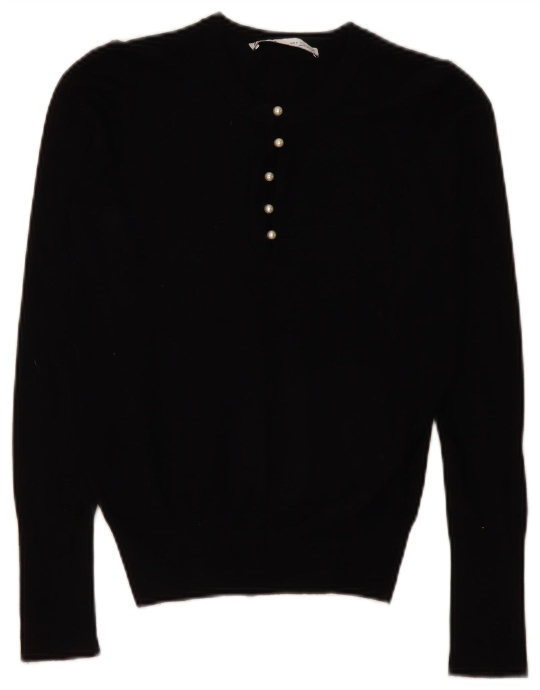 Zara Dame sweater med rund hals DK 10 Lille sort