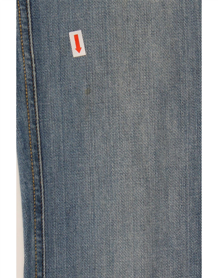 DIESEL Dame Reckfly Straight Jeans W27 L34 Blå Bomuld
