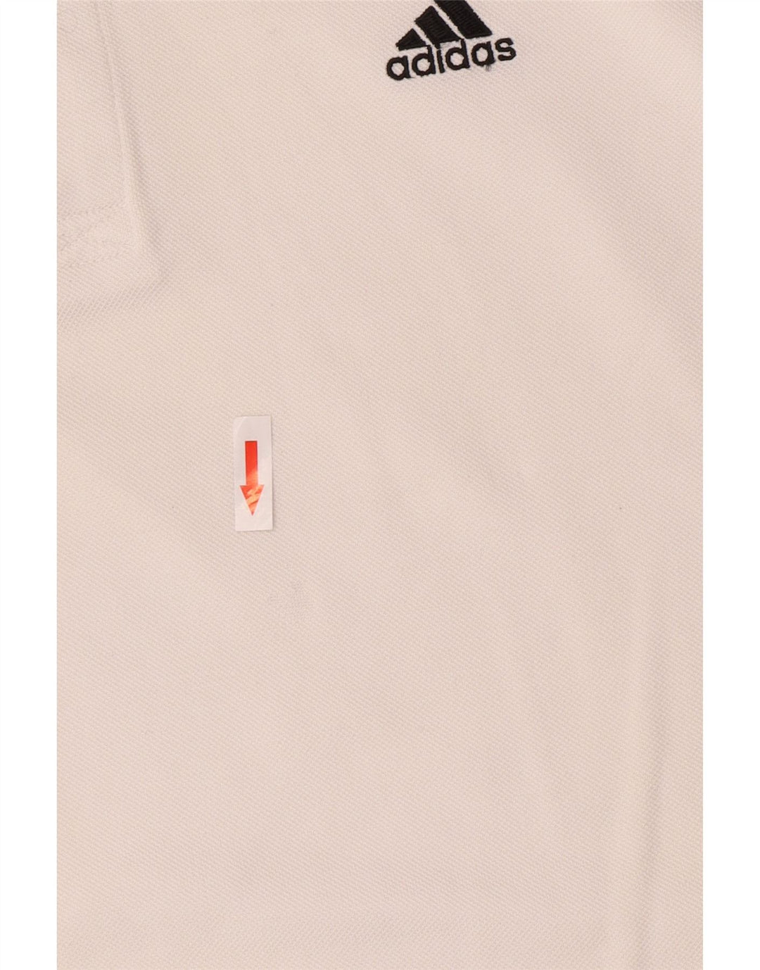 Adidas Polo Shirt til mænd, stor hvid bomuld