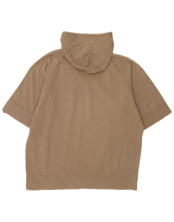 Levi's Herre grafisk kortærmet hættetrøje XL Beige bomuld