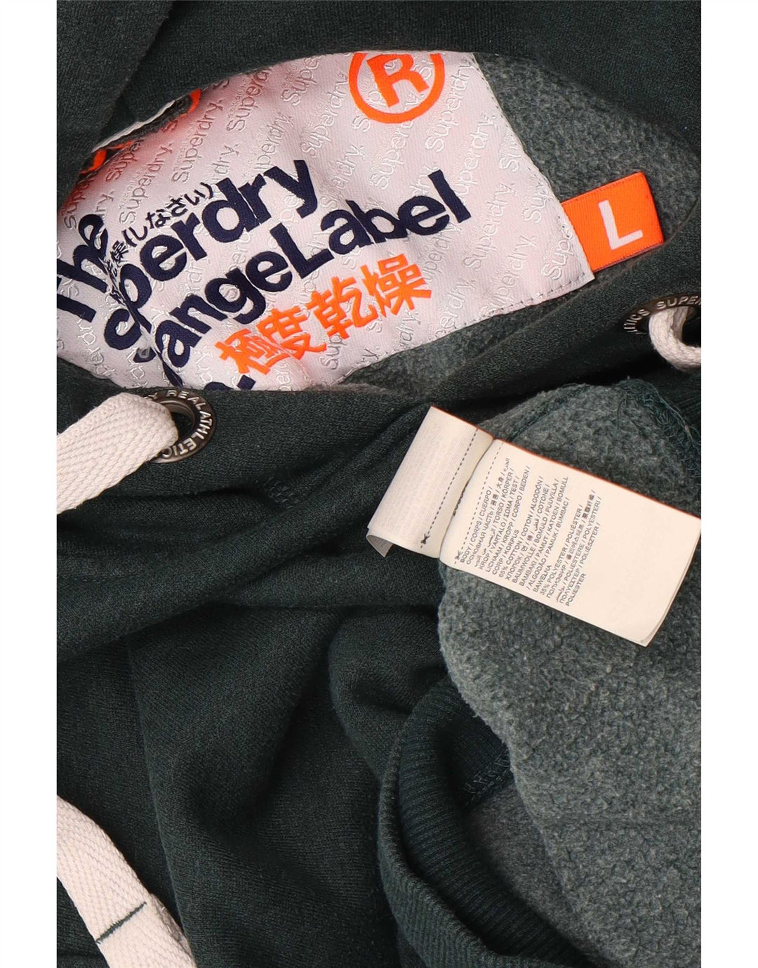 Superdry Hættetrøje til mænd Stor grøn bomuld