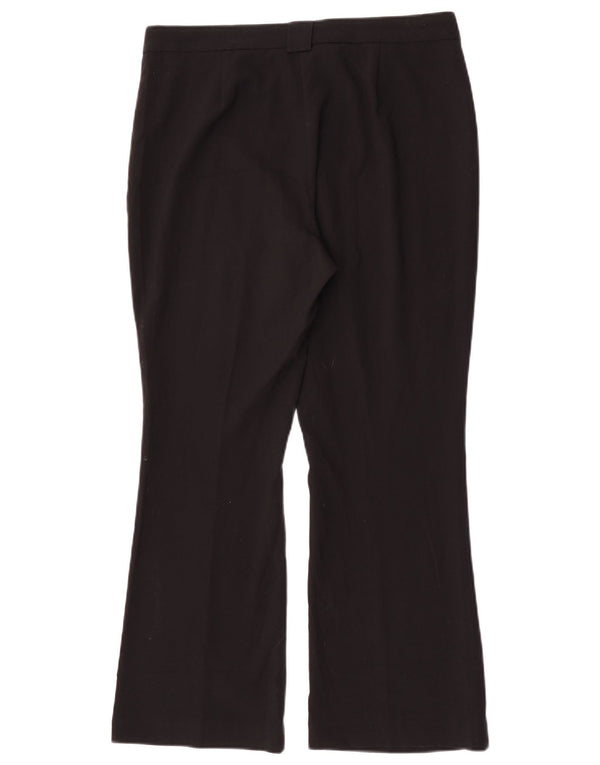 Marks & Spencer Dame Bootcut Suit Bukser UK 12 Medium W30 L27 Black