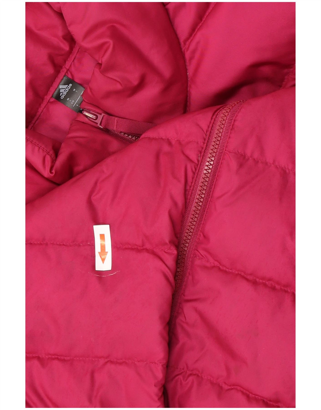 Adidas polstret jakke til kvinder UK 8/10 Small Pink Polyester