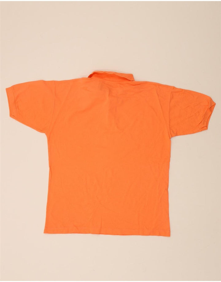 RIFLE Mens Polo Shirt Large Orange Cotton Vintage Rifle and Second-Hand Rifle from Messina Hembry 
