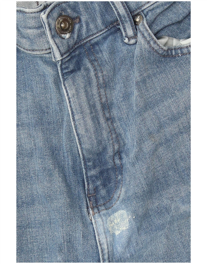 Marks & Spencer Straight Jeans til mænd W32 L33 Blå bomuld