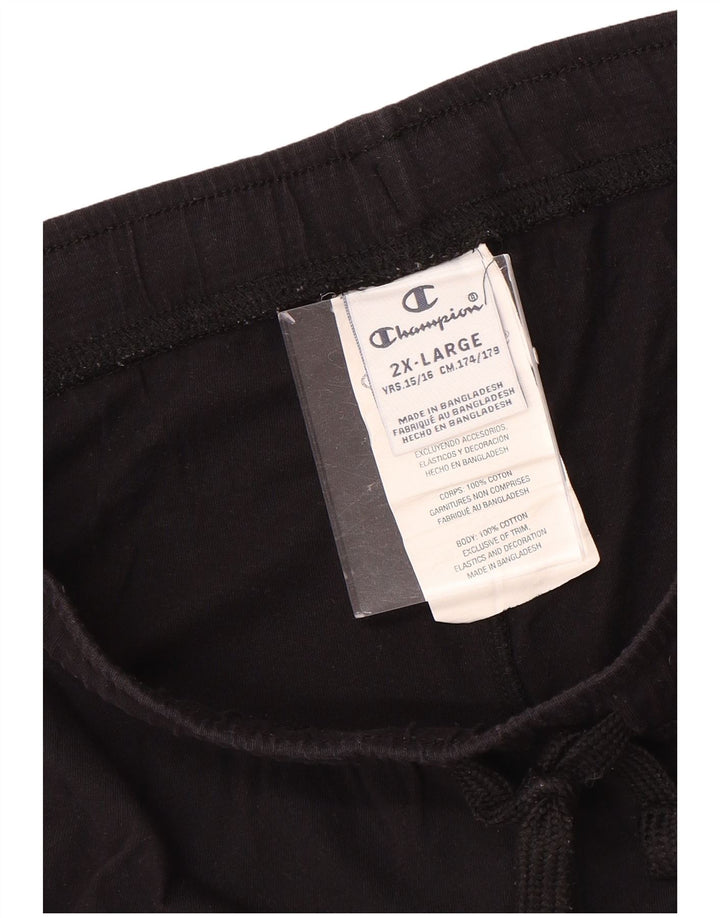 CHAMPION piger sportsshorts 15-16 år 2XL Black Tie Dye Bomuld