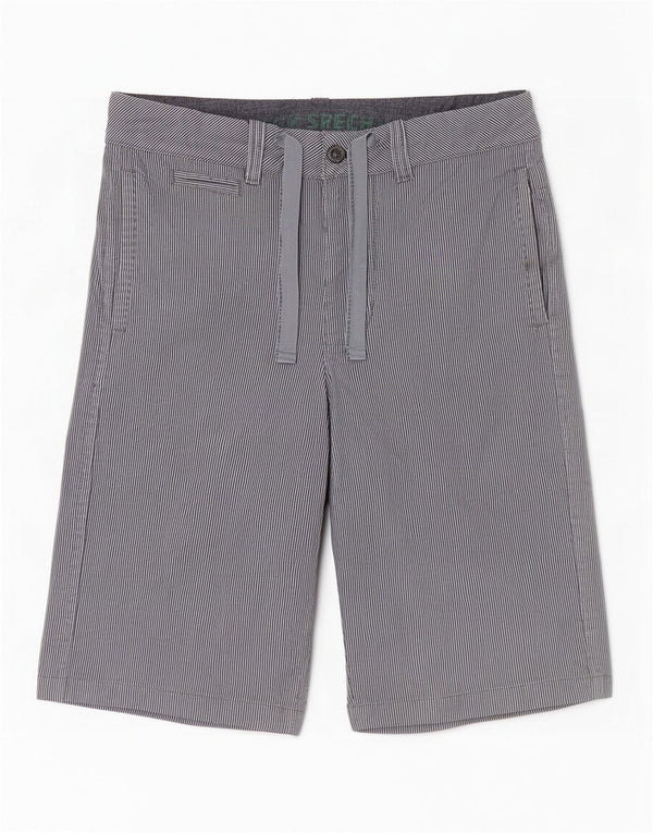 Tommy Hilfiger Herre Bermuda Shorts W30 Medium Navy Blue Pinstripe Bomuld