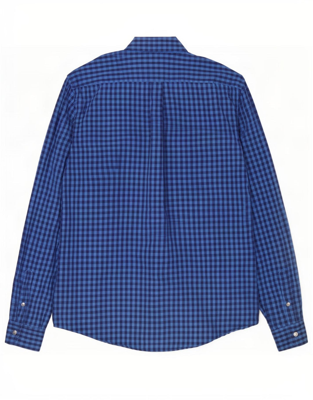 Gap Herre Standard Fit skjorte Medium Blue Gingham Cotton