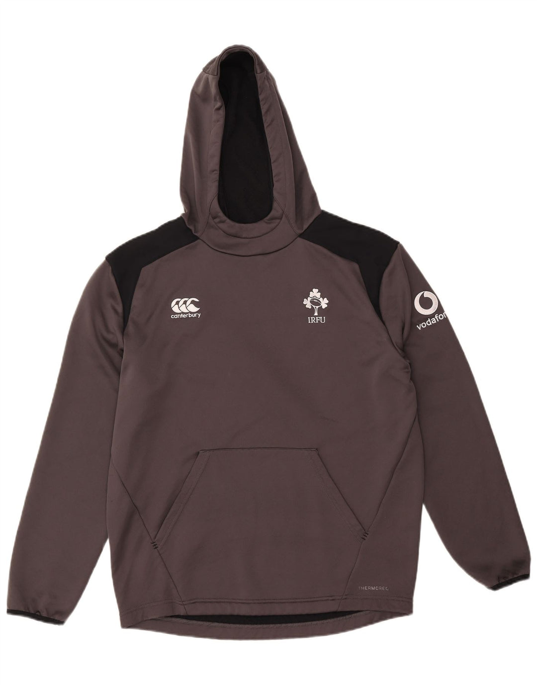Canterbury Herre IRFU Hoodie Jumper Large Grå Colourblock Polyester