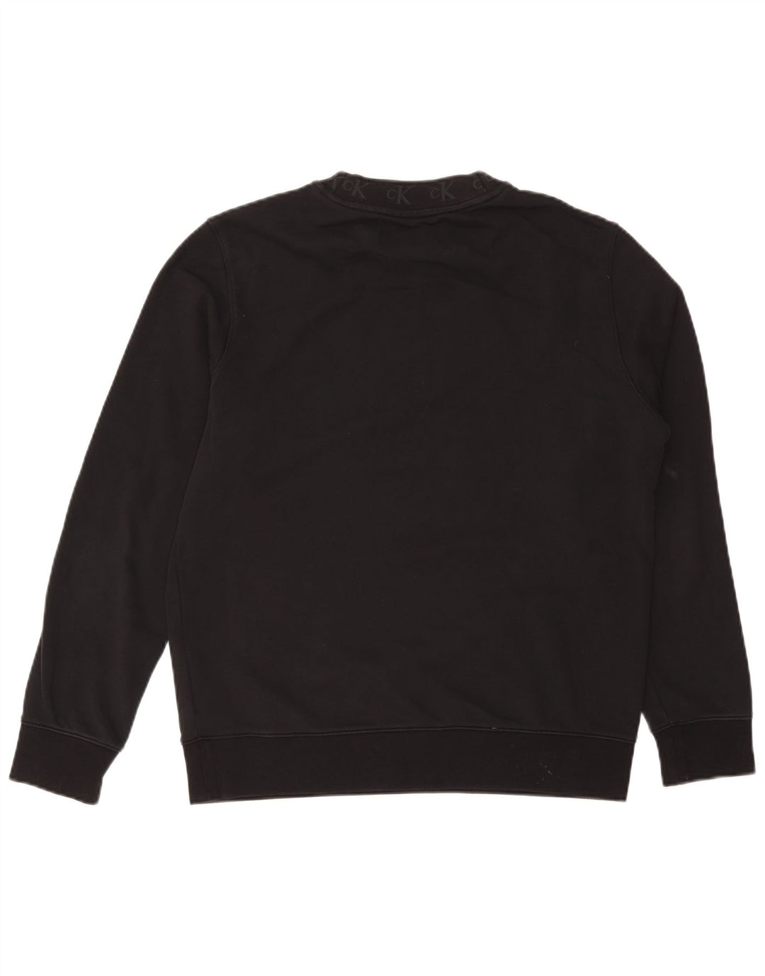 Calvin Klein Jeans Herre Grafisk Sweatshirt Jumper Stor Sort Bomuld