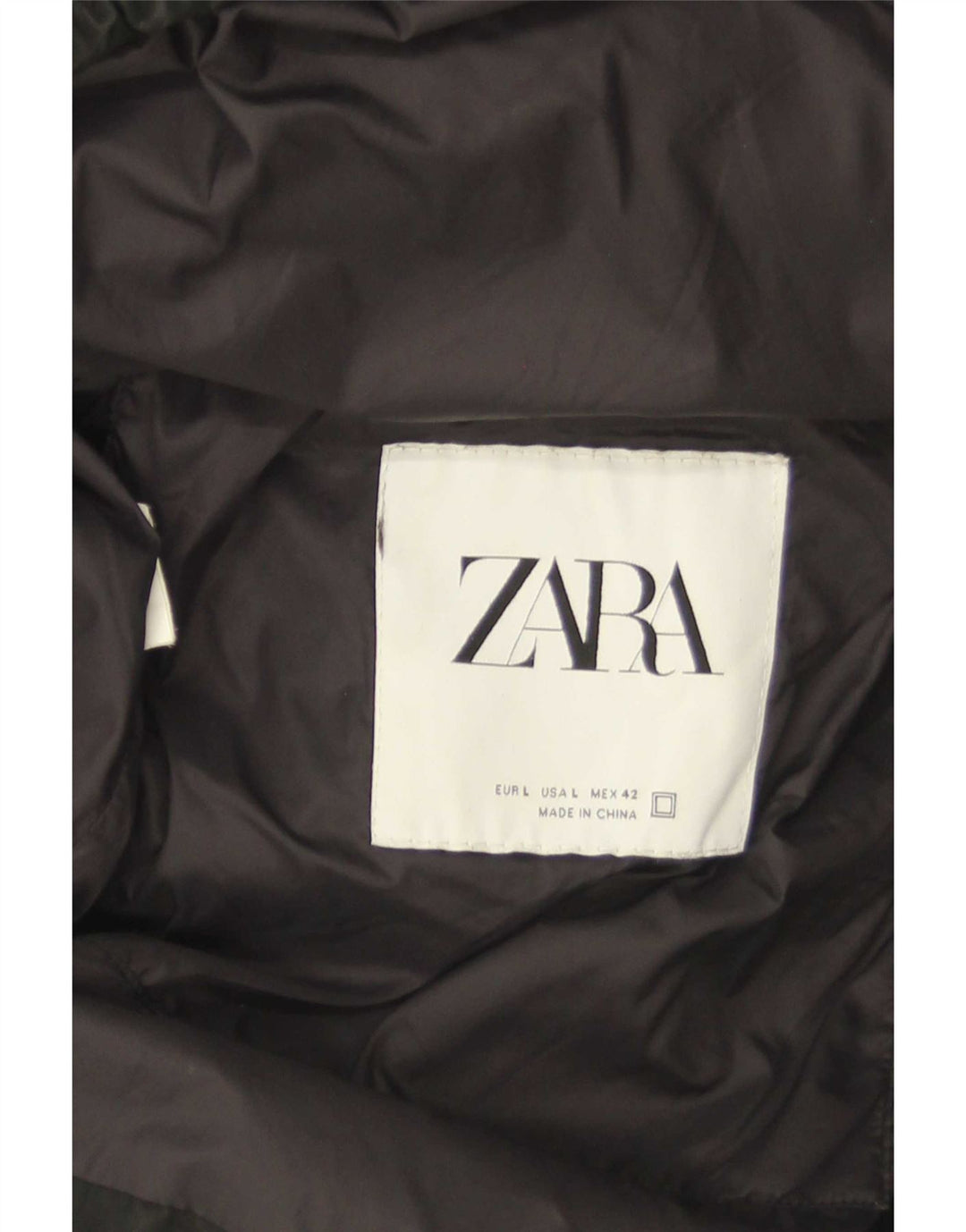 Zara Polstret Herrejakke UK 40 Large Black