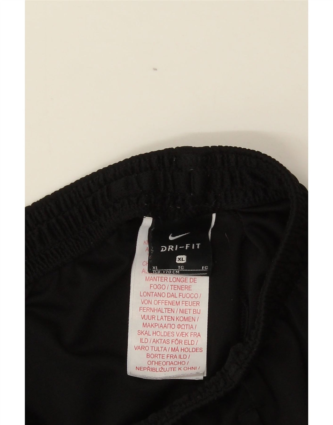 Nike Træningsdragtsbukser til drenge 13-14 år XL Sort Colourblock Polyester