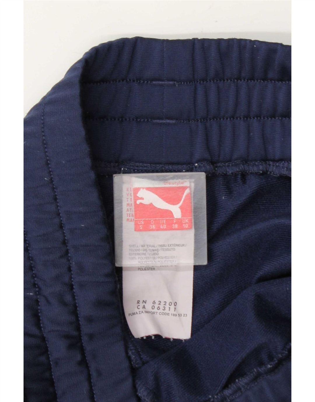 Puma træningsdragt til kvinder Joggers UK 10 Small Navy Blue Polyester