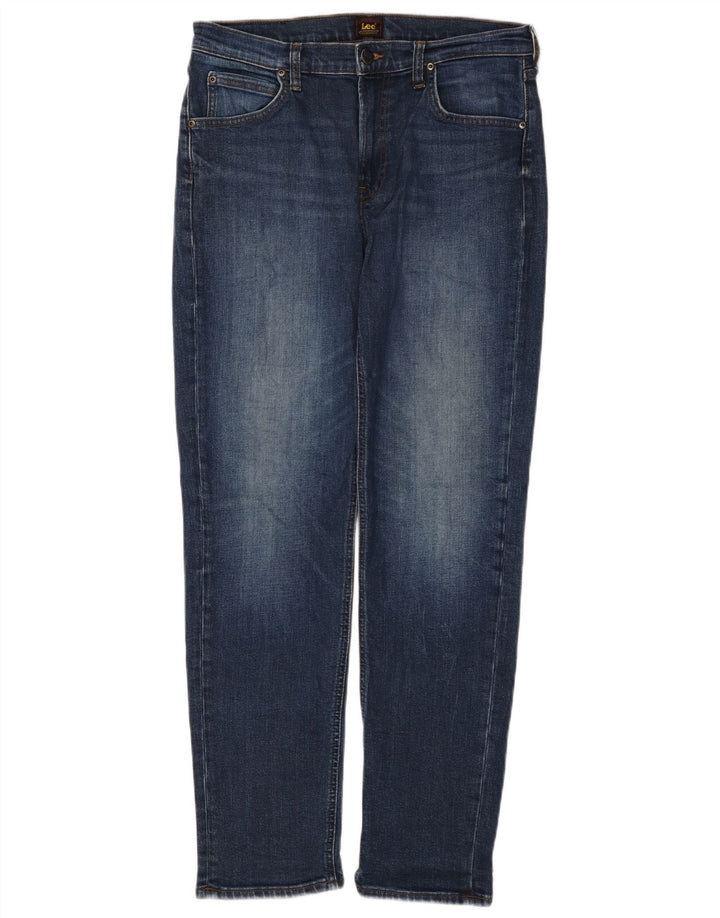 Lee Herre Austin Tapered Jeans W31 L32 Blå Bomuld
