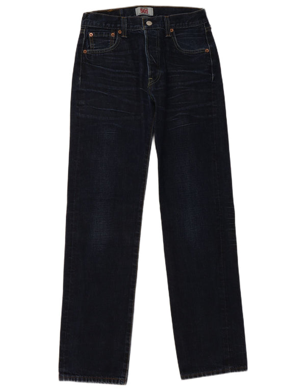 Levi's Herre 501 Straight Jeans W30 L32 Marineblå
