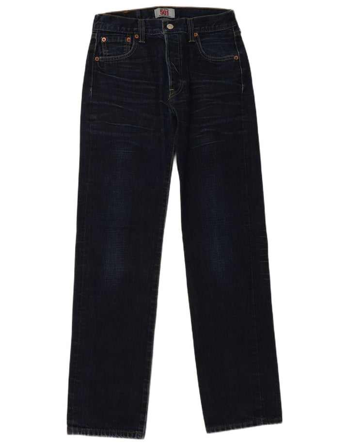 Levi's Herre 501 Straight Jeans W30 L32 Marineblå